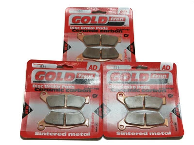 Goldfren Brake Pads Front & Rear For Gas-Gas Wild HP 450 Quad 2004-2009 - Image 1 of 2