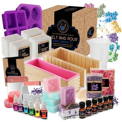 CraftZee Large Soap Making Kit - Complete DIY Shea Butter Soap Making Supplies - Image 1 of 4