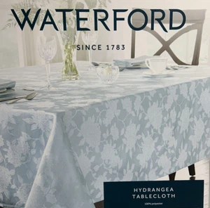 Mantel Jacquard de Lujo WATERFORD 70x104 ~ Azul Floral ~ HORTENSIA - Imagen 1 de 8
