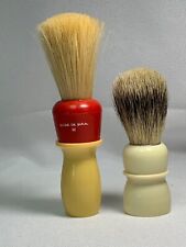 Vtg  Ever-Ready Pure Badger Shaving Brush 500 PB + Certifyd Shaving Brush