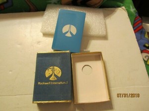 Sealed Deck of Rockwell International Playing Cards w/Box made by Congress