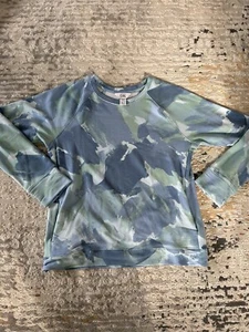 NEW Athleta Girl Cloud Tie Dye In Your Element Hoodie 2.0 Sweatshirt Sz 16 XXL - Picture 1 of 3