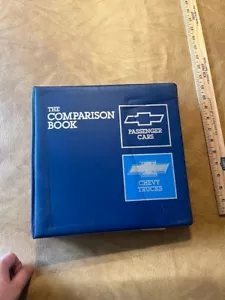 Original 1989 Chevrolet Car Truck Comparison Book Dealer Album Corvette Camaro - Picture 1 of 20