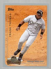 1999 Topps Opening Day Chicago White Sox Baseball Card #156 Frank Thomas
