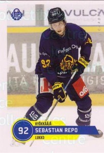 2021-22 Finnish Cardset #287 Sebastian Repo