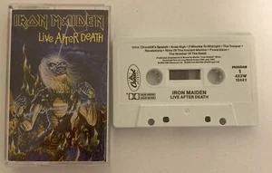 Iron Maiden Live After Death Cassette Tape 1985 Capitol Vintage Media Tape - Picture 1 of 1
