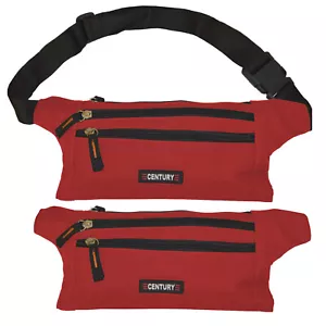 2x jogging fanny pack red 4 compartments waist bag belt bag jogging bag - Picture 1 of 3