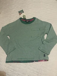 Joules Girl’s Floral Long Sleeve Top With Pocket Size 4Y - Picture 1 of 2