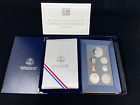 1994 S Us Mint Prestige Proof Set World Cup Soccer 90% Silver Dollar 7 Coins Ogp