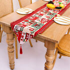 Weihnachts Tischläufer Tischdecke Leinen Optik mit Fleckschutz abwaschbar 35x180