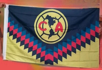 Bandera Club América 3x5 pies Águilas México Plumaje Fútbol Bandera  Foto 1 de 4