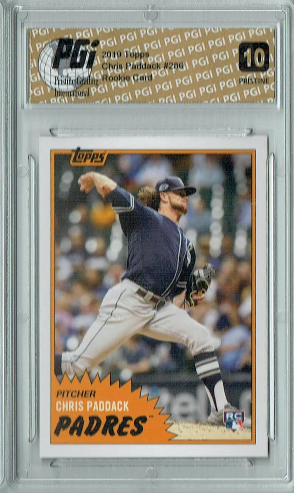 Chris Paddack 2019 Topps #286 PRISTINE Rookie Card PGI 10 - Image 1 of 1