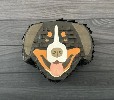 Rottweiler Bernese Mountain Dog | Hand Made Mini 8” Piñata | Party Pinata - Image 1 of 4