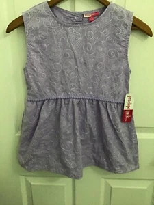Penelope Mack LTD. Girl's Purple Embroidered Sleeveless Top Size 12 - Picture 1 of 6