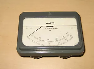 Marconi Messgerät Watt watts panel meter analog Messinstrument vintage - Picture 1 of 2