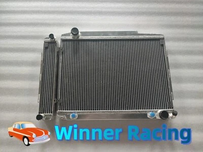 Radiador de aluminio + enfriador de aceite Fit Mercedes-Benz R107 280 SL AT 1974-1985 Foto 1 de 4