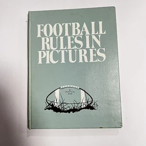 FOOTBALL RULES IN PICTURES 1973, Book FOREWORD by MEL HEIN, Vintage Estate - Picture 1 of 4