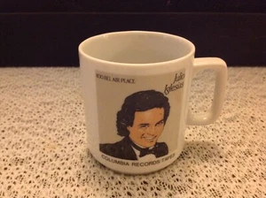 Julio Iglesias 1100Bel Air Place Promo Coffee Mug Columbia Records/Tapes Vintage - Picture 1 of 5