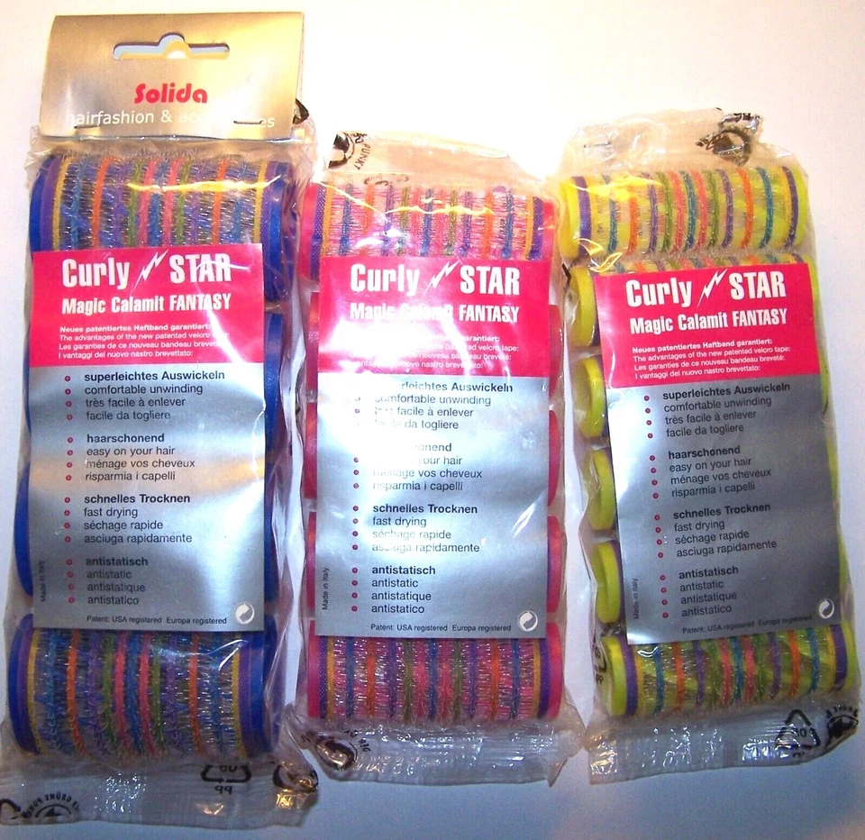 3 - 6 Stück- Haftwickler -Größe Wählbar- Lockenwickler Klettwickler Ø 13- 40 mm - Bild 1 von 1