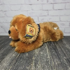 NWT Bush Baked Beans 12" Duke Golden Retriever Dog Blue Embroidered 2022 Plush - Picture 1 of 10