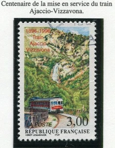 TIMBRE FRANCE OBLITERE N° 3017 TRAIN AJACCIO VIZZANOVA / Photo non contractuelle - Photo 1/1