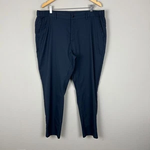 Pantalones chinos Jack Archer Jetsetter Tech para hombre 40x30 calce ajustado azul profundo pierna recta - Imagen 1 de 16