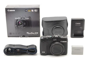 [MINT] Canon PowerShot G16 12.1MP Compact Digital Camera w/Box Black From JAPAN - Picture 1 of 24