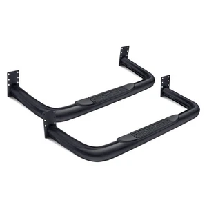 For Ram 3500 2011-2018 Dee Zee DZ3700301 3" Black Round Nerf Bars - Picture 1 of 4