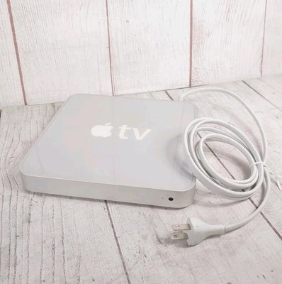 2007 Apple TV  1st Generation Silver Media Streaming Device Model A1218 w/ Cord - Image 1 of 4