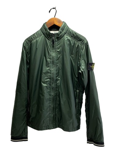 Stone Island Giacca Nylon Uomo M Khaki Primaloft Isolata #EG ADA