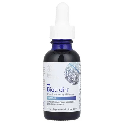 2 X Biocidin Botanicals, Biocidin®, Fórmula Líquida de Amplo Espectro, 1 fl oz (30) - Imagem 1 de 2