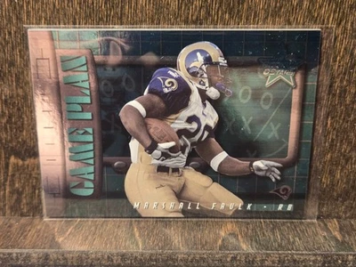 2000 Leaf Rookies and Stars Game Plan #GP26 Marshall Faulk Rams /2000 - Image 1 of 2