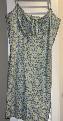 Vestido Mujer - LA BELLE - Verde/Púrpura Floral Talla 3 - Poco Uso Foto 1 de 4