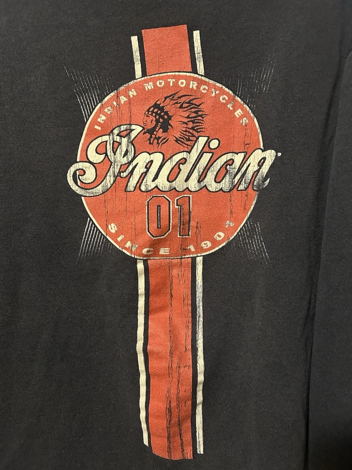 Vintage Rare Indian Motorcycle Sweatshirt Size Large Made In USA - Image 1 of 4