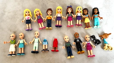 LEGO Minifigure Lot Friends Figures MiniDolls Pieces parts completes CLEAN - Image 1 of 4