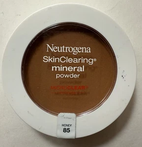 NEUTROGENA ~ SKIN CLEARING MINERAL POWDER ~ # 85 HONEY ~ 0.38 OZ - Picture 1 of 2