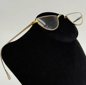 Vintage 14K Italy Yellow Gold Readers Eyeglasses Sunglasses 20 Microns Filled - Picture 1 of 13