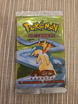 Pokemon Neo Genesis Booster Pack Unlimited SEALED Wizard of the Coast English - Image 1 of 4