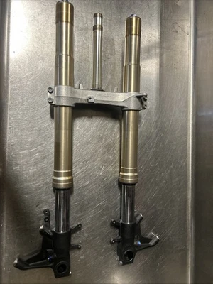 Tubos de horquilla delantera rectos Suzuki GSXR 600/750 2008-2009 #1769 Foto 1 de 4