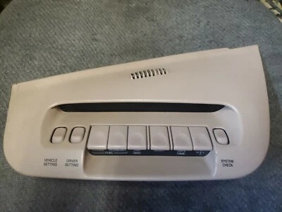 1997 1998 Lincoln Mark VIII 8 PAINEL CENTRAL INFO MOLDURA COR BRONZEADA - Imagem 1 de 4