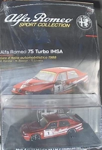 ALFA ROMEO 75 TURBO IMSA 10' USCITA ALFA ROMEO SPORT COLLECTION 1:43 - Foto 1 di 1