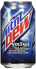 Mountain Dew Voltage, 12 FL OZ Cans (24 Cans)