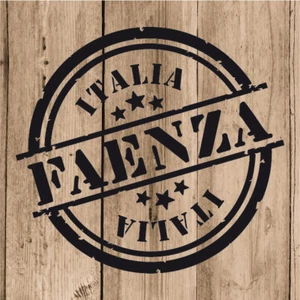 Faenza Adesivi Vinile 10 cm Adesivo Faenza Italia Parete Tablet Moto Auto - Imagen 1 de 4