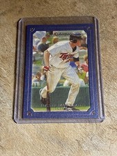 2007 UD Masterpieces Blue Steel Frame Justin Morneau #01/50 (Twins)