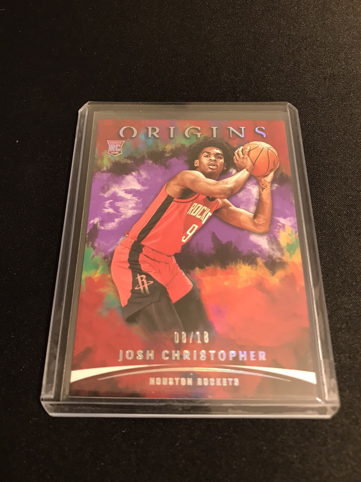 2021-22 Panini Origins Josh Christopher Purple FOTL Rookie /18 RC #74