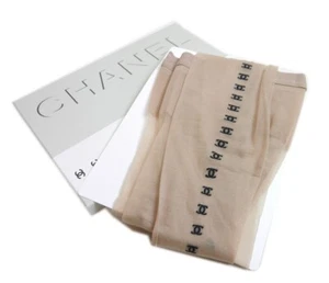 Authentic CHANEL Stockings Coco Mark 1 #7554 - Picture 1 of 5