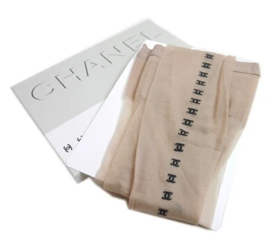 Authentische CHANEL Strümpfe Coco Mark 1 #7554 - Bild 1 von 4