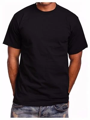 Lote de camisetas para hombre MAX HEAVY WEIGHT cuello redondo S-7X LT-5XLT camiseta grande alta lisa Foto 1 de 4