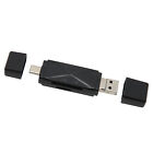 USB C USB2.0 MICRO USB Storage Card Reader With 3 Connectors 104MBps 3 In 1 2BB