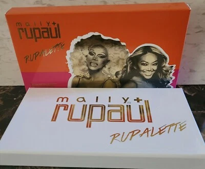  MALLY + RUPAUL RUPALETTE, 18 Eyeshadows Palette  0.63oz/18g Full Size NIB  - Image 1 of 4